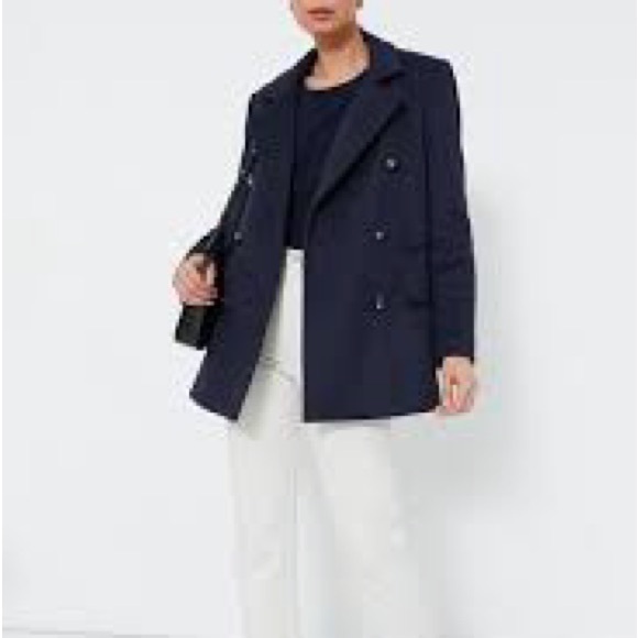 Navy Kensington Blazer Coat